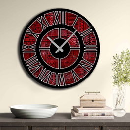 Wallity Reloj Decorativo de MDF Multicolor 5050MS-016